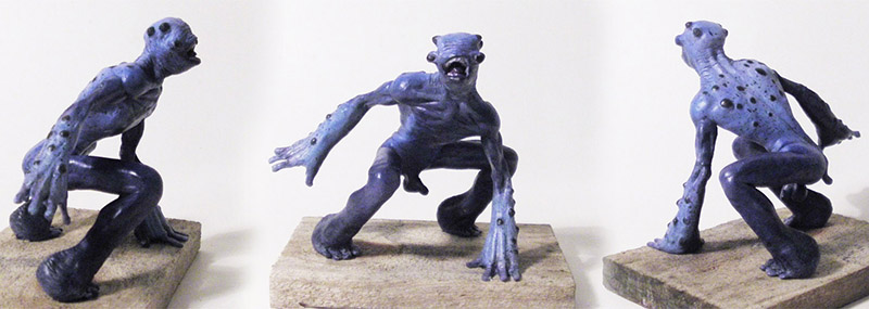 nick mcgavern sculpture creature design brisbane character art